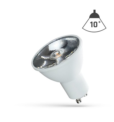 GU10 6W LED spot - 10° ekstra fokuseret