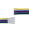 100m 1,2mm² RGBCCT kabel - 6-ledet (16AWG), 12V-24V til LED strip