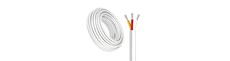 100m CCT kabel, hvid rund - 3x0,35mm², 12V-24V til LED strip