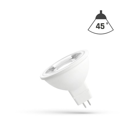 GU5,3 6W LED pære - 12V, 45°, MR16