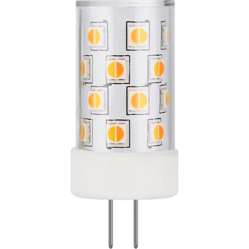 G4 3W DimToWarm LED pære, 12V - 210lm, dæmpbar, 2200K-3000K, klar glas