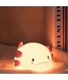 MOCHI Axolotl natlampe i blød silikone - genopladelig, farveskift + varm hvid