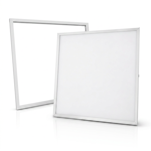 60x60 Troldtekt panel + ramme med fjedre - Højde:12,5mm, Komplet sæt, 36W