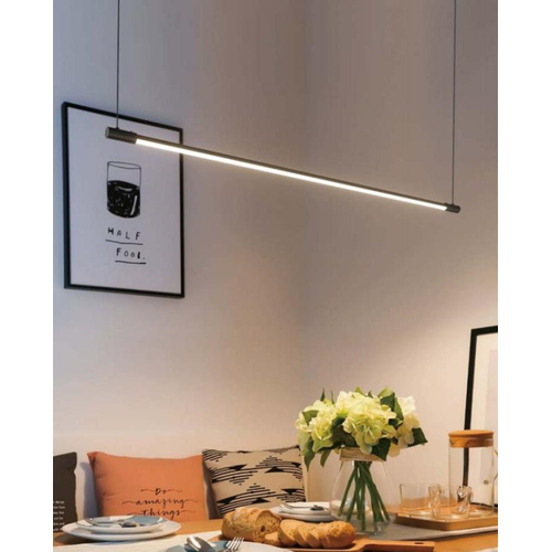 86cm dæmpbar spisebordslampe - Hvid, 11W LED, inkl. wireophæng