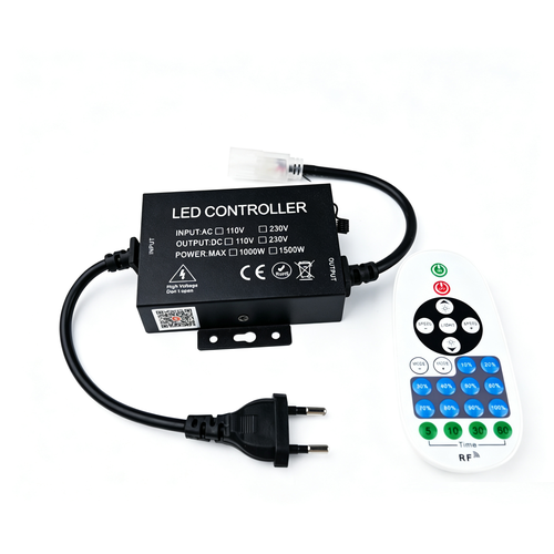 230V udendørs WiFi Smart Home dæmper - Inkl. endeprop, til 230V (Slim COB), IP54, memory funktion, max 50 m