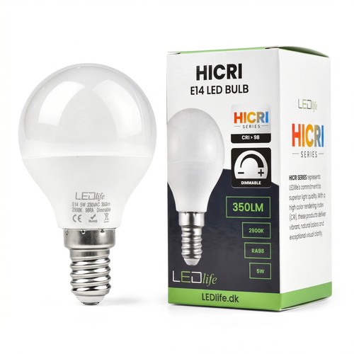 E14 5W dæmpbar HiCri pære - RA98