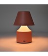 Opladelig LED bordlampe - Rosa, touch dæmpbar, 3i1, IP20 indendørs