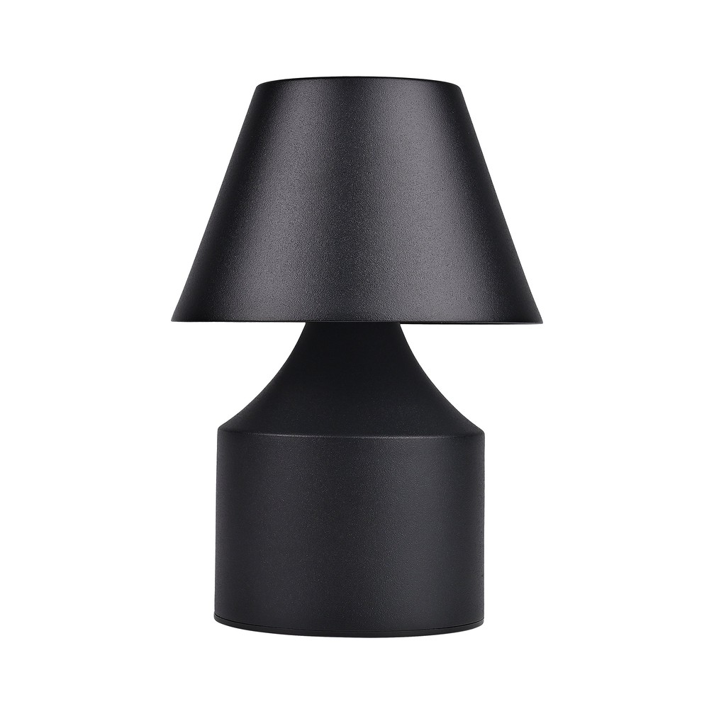 Opladelig LED bordlampe - Sort, touch dæmpbar, 3i1, IP20 indendørs - Dæmpbar : Dæmper indbygget, Kulør : 3-i-1