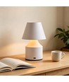 Opladelig LED bordlampe - Hvid, touch dæmpbar, 3i1, IP20 indendørs