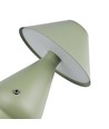 Opladelig LED bordlampe - Grøn, Ø16cm, 21,5cm høj, touch dæmpbar, 3i1, IP20 indendørs