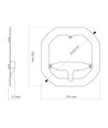 50W LED modul - Varm hvid, neutral hvid, kold hvid, til loftlampe