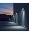 20W LED projektør - IP65, hvidt hus, 6500K, udendørs