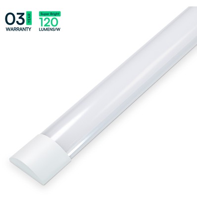 150cm 50W komplet LED armatur - 3 års garanti, 120 lm/w