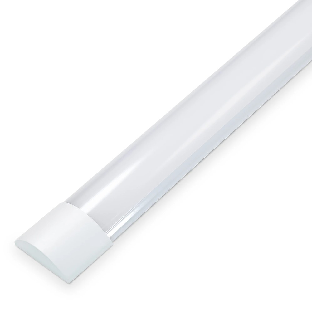 150cm 50W komplet LED armatur - 6 års garanti, 120lm/W - Dæmpbar : Ikke dæmpbar, Kulør : Neutral billede
