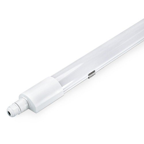 120cm slim RA93 armatur gennemfortrådet - 36W, 120lm/W, IP65
