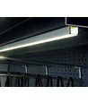 1m aluprofil SMART16 BC3/U4 - Hvid lakeret, påbygning, LED skinne