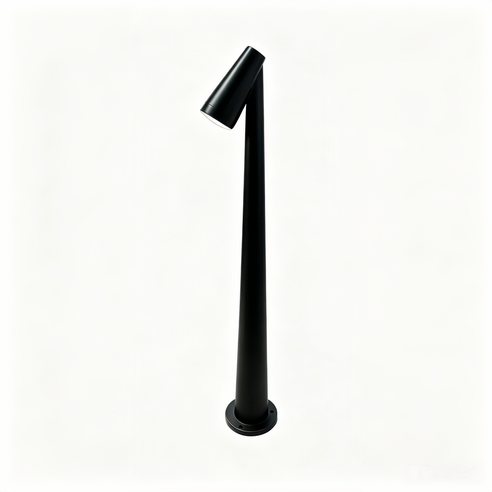 Sort havelampe - 8W, 80 cm, IP65 udendørs, inkl. lyskilde - Kulør : Varm billede