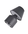 Opladelig LED bordlampe - Grå, touch dæmpbar, 3i1, IP20 indendørs