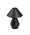 Opladelig LED bordlampe - Sort, Ø16cm, 21,5cm høj, touch dæmpbar, 3i1, IP20 indendørs
