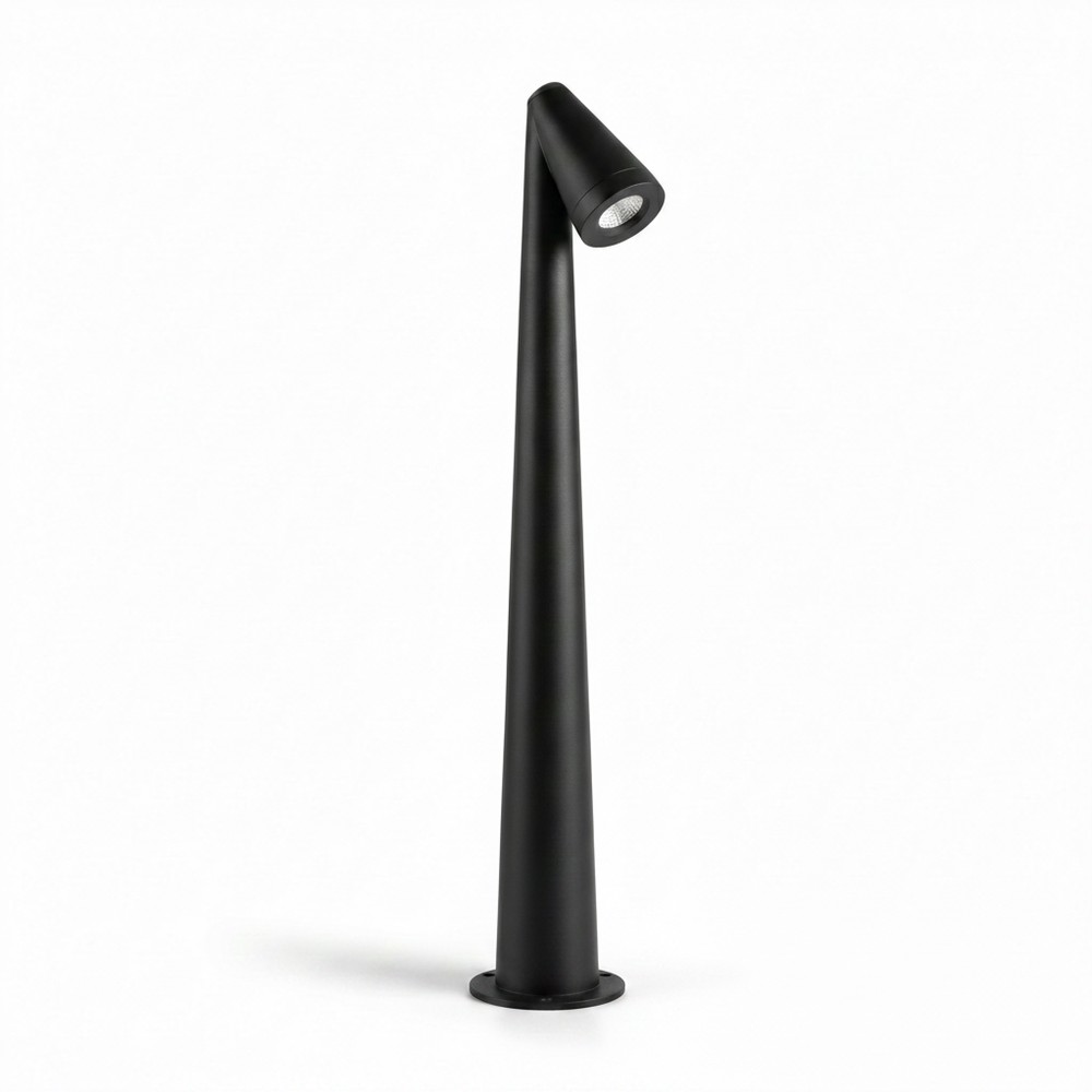 Sort havelampe - 8W, 80 cm, IP65 udendørs, inkl. lyskilde - Kulør : Varm billede