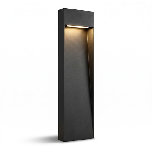 Sort havelampe - 11W, 80 cm, IP65 udendørs, inkl. lyskilde