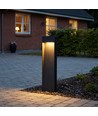 Sort havelampe - 11W, 80 cm, IP65 udendørs, inkl. lyskilde