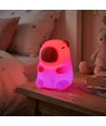 MOCHI Kapivar natlampe i blød silikone - genopladelig, farveskift + varm hvid