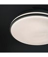 60W LED loftslampe med ventilator - CCT, sort, inkl. fjernbetjening