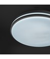 60W LED loftslampe med ventilator - CCT, sort, inkl. fjernbetjening