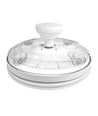 60W LED loftslampe med ventilator - CCT, hvid, inkl. fjernbetjening