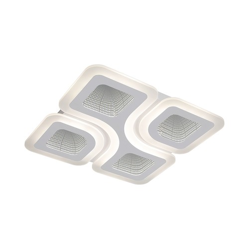 70W LED loftslampe dæmpbar - CCT 3-i-1, hvid, inkl. fjernbetjening, dekorativ loftlampe