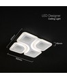 70W LED loftslampe dæmpbar - CCT 3-i-1, hvid, inkl. fjernbetjening, dekorativ loftlampe