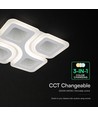 70W LED loftslampe dæmpbar - CCT 3-i-1, hvid, inkl. fjernbetjening, dekorativ loftlampe