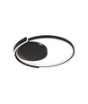 V-Tac 70W LED loftslampe dæmpbar - CCT 3-i-1, sort, inkl. fjernbetjening, Ø50cm