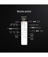 V-Tac 70W LED dekorativ loftlampe - CCT 3-i-1, dæmpbar, sort, inkl. fjernbetjening