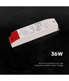 36W / 24V DC strømforsyning til LED strips - 1.5A, IP44 vådrum