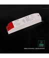 60W / 24V DC strømforsyning til LED strips - 2.5A, IP44, plast hus