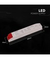 100W / 24V DC strømforsyning til LED strips - 4.17A, IP44 vådrum