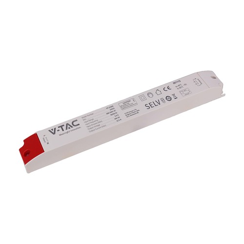 300W / 24V DC strømforsyning til LED strips - 12.5A, IP44, plasthus