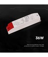 36W / 12V DC strømforsyning til LED strips - 3A, IP44 vådrum
