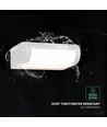 V-Tac 10W LED væglampe - Hvid, IP65, Cree chip, 3000K, 6 års garanti