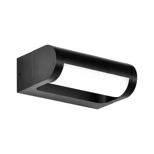 V-Tac 10W LED væglampe - Sort, IP65, Cree chip, 3000K, 6 års garanti