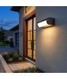 V-Tac 10W LED væglampe - Sort, IP65, Cree chip, 3000K, 6 års garanti