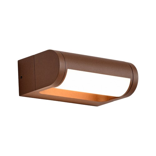 V-Tac 10W LED justerbar væglampe - IP65, Corten farve, Cree chip, 3000K, 6 års garanti