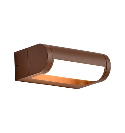 V-Tac 10W LED justerbar væglampe - IP65, Corten farve, Cree chip, 3000K, 6 års garanti