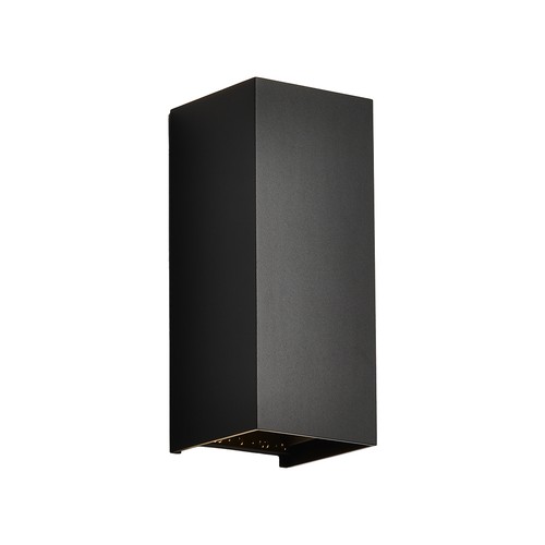 V-Tac 10W LED væglampe 3-i-1 - Sort hus, IP65, op/ned lys, inkl. lyskilde