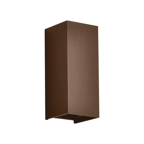 10W LED væglampe - 3-i-1 CCT, Corten stål, IP65, op/ned lys