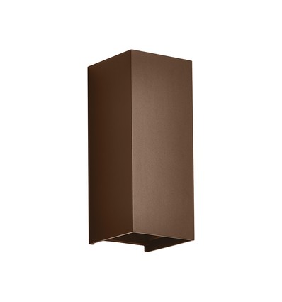 10W LED væglampe - 3-i-1 CCT, Corten stål, IP65, op/ned lys