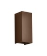 10W LED væglampe - 3-i-1 CCT, Corten stål, IP65, op/ned lys