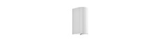 10W LED væglampe - 3-i-1 CCT, hvidt hus, IP65, op/ned lys